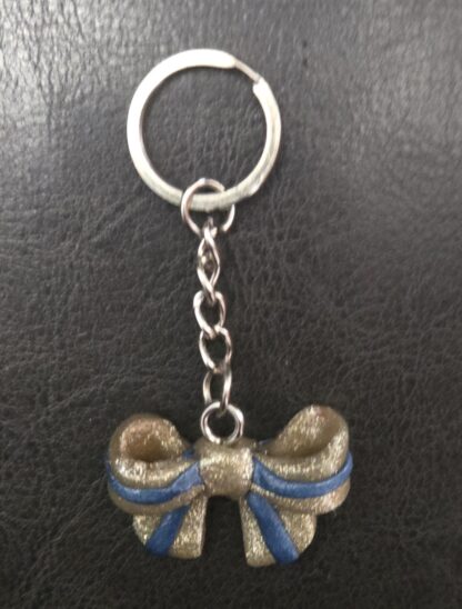 Cheer - Clay Bow - Keychain