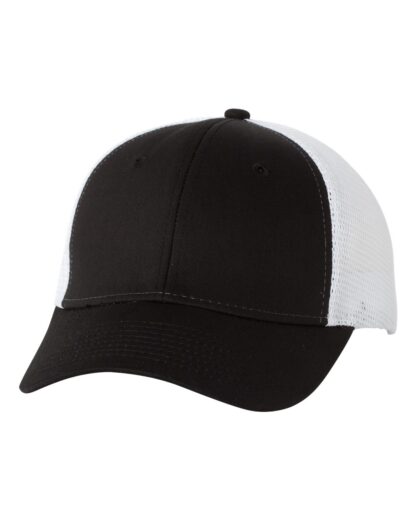 Ball Cap-VC400-Valucap-Mesh-Back Twill Trucker Cap